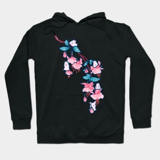 Fuchsia Bunnies Hoodie